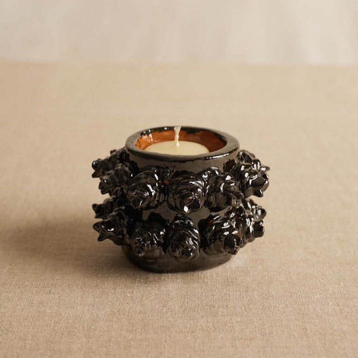 Rosalitos Votive Candleholder - Black by Onora Casa at White Label Project