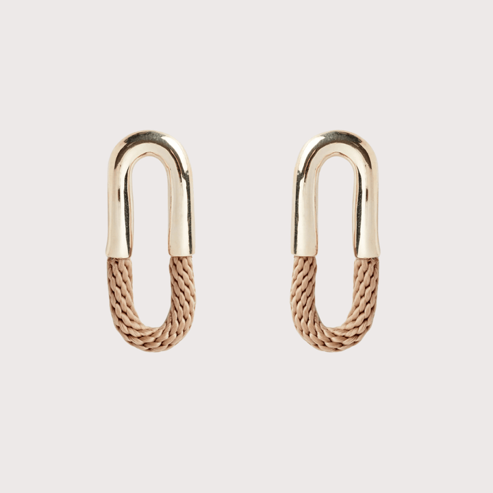 Cantadora Earrings - Beige by Pichulik at White Label Project