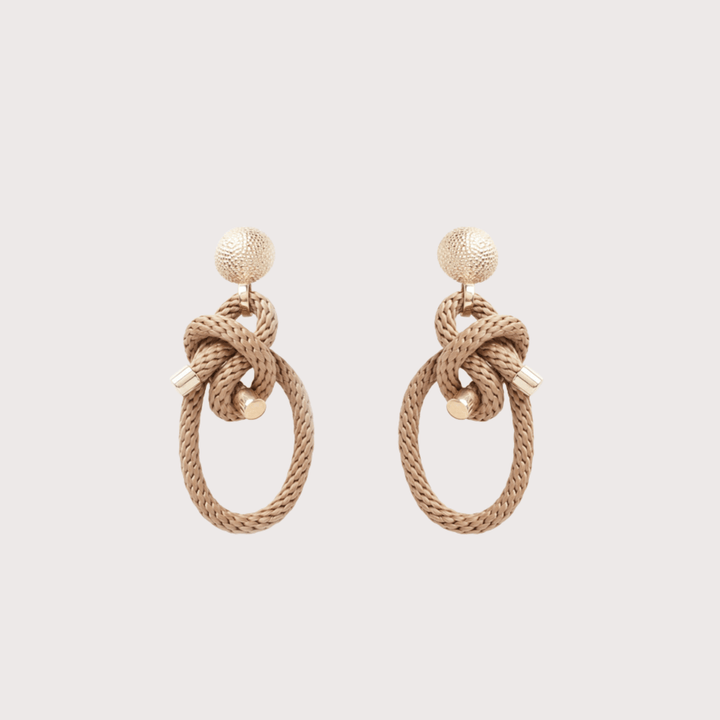 Shimenava Earrings - Beige by Pichulik at White Label Project