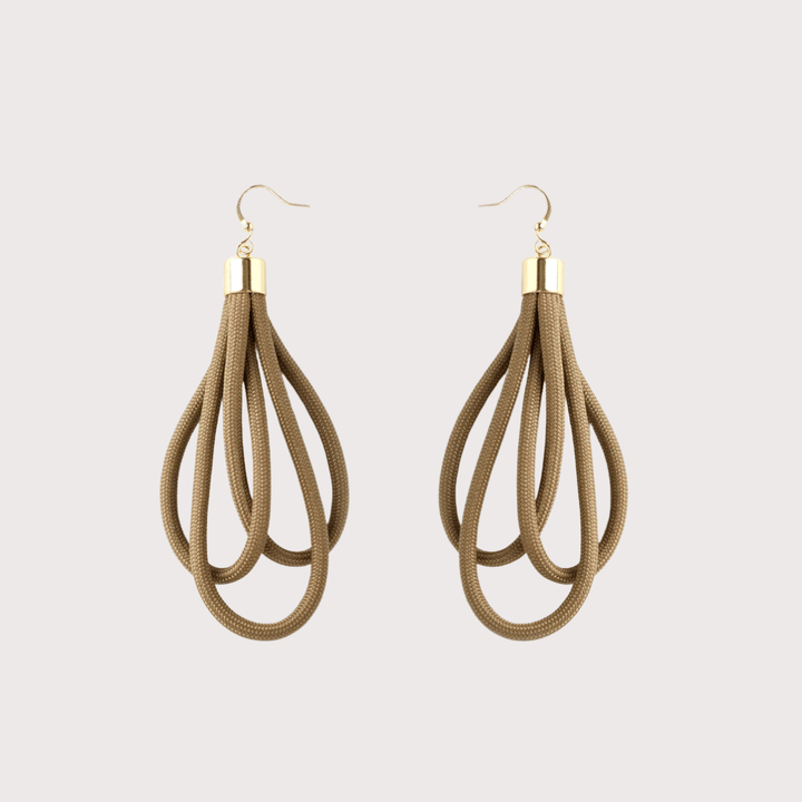 Wave Earrings - Beige by Pichulik at White Label Project
