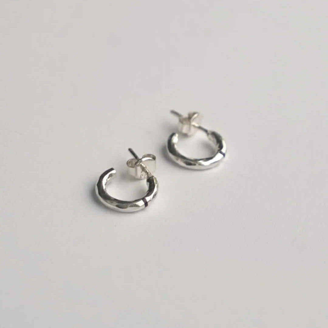 Soraya Small Earrings - Silver by Sevar Studios at White Label Project
