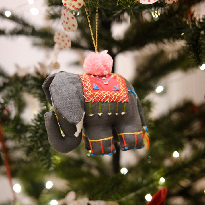 Gaj Elephant Festival Ornament by Silaiwali at White Label Project