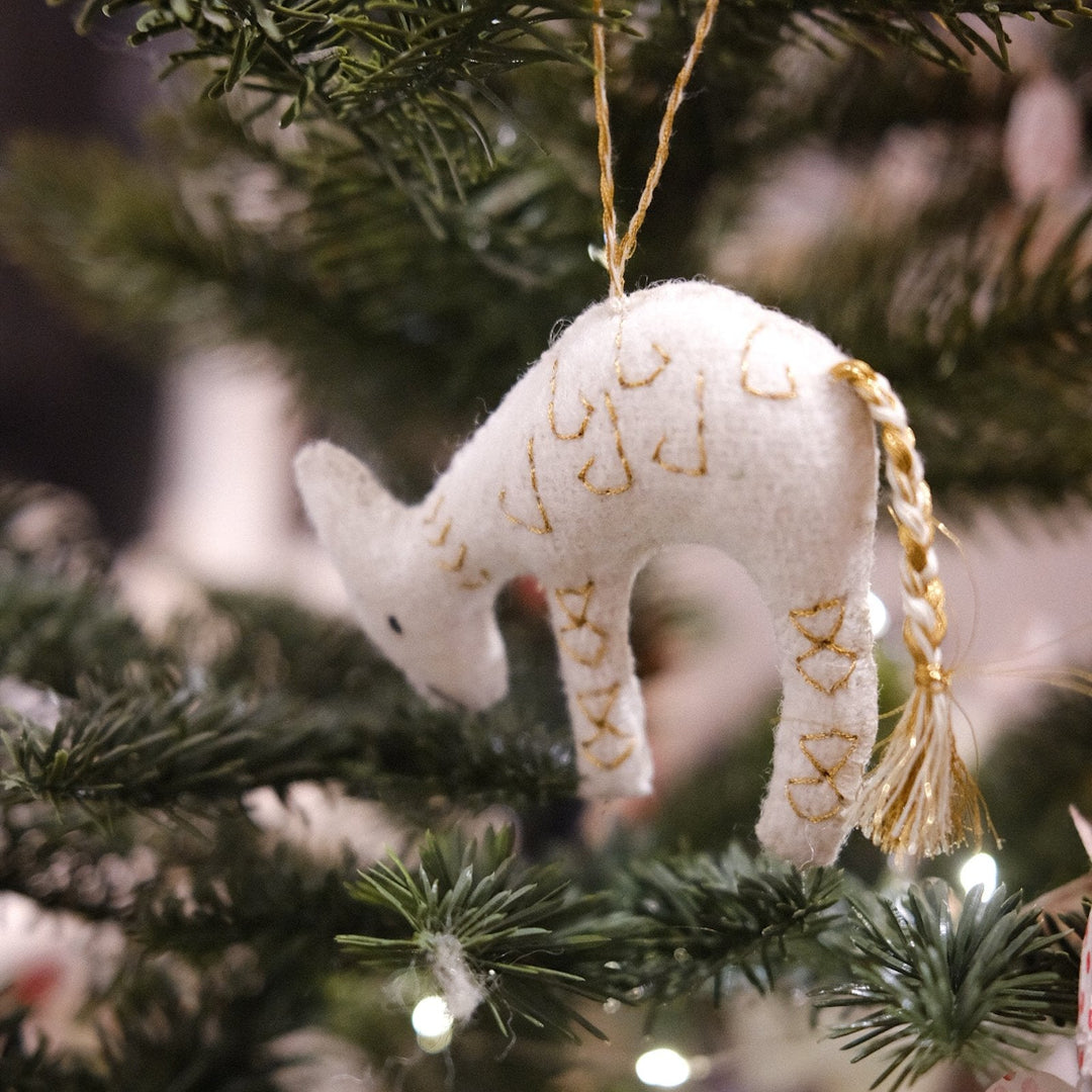 Golden Deer Festival Ornament by Silaiwali at White Label Project