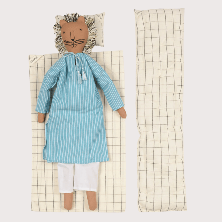 Kom the Lion Doll - Turquoise by Silaiwali at White Label Project