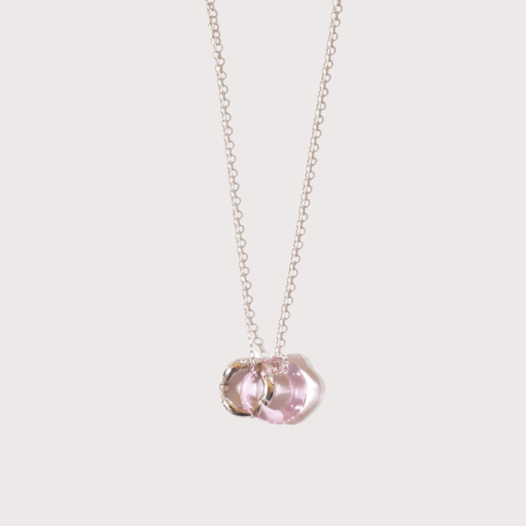 Onda Necklace - Pink by Studio Conchita at White Label Project
