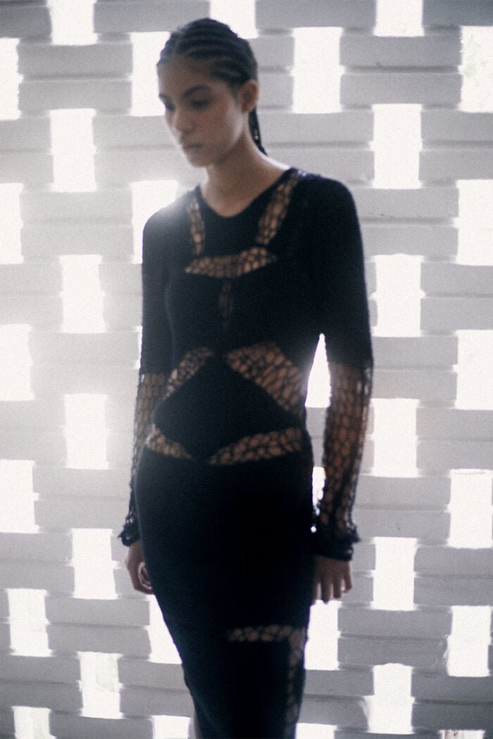 Dress Quillu - Black by The Sake Project at White Label Project