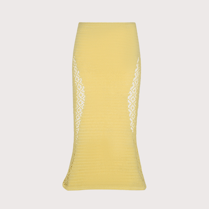Manchachi Skirt - Yellow by The Sake Project at White Label Project