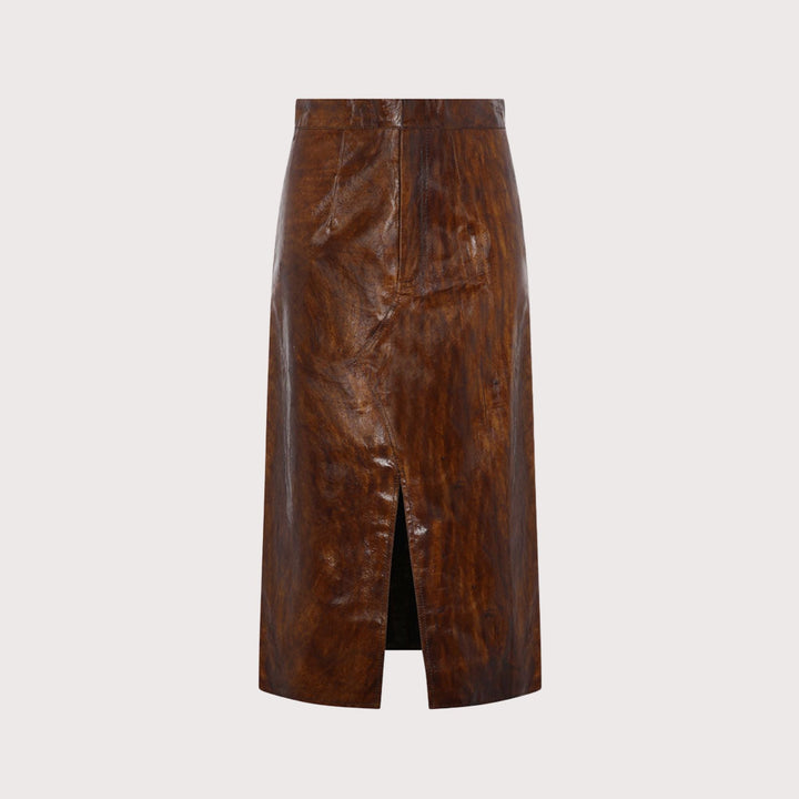 Skirt Sacha - Caramel by The Sake Project at White Label Project