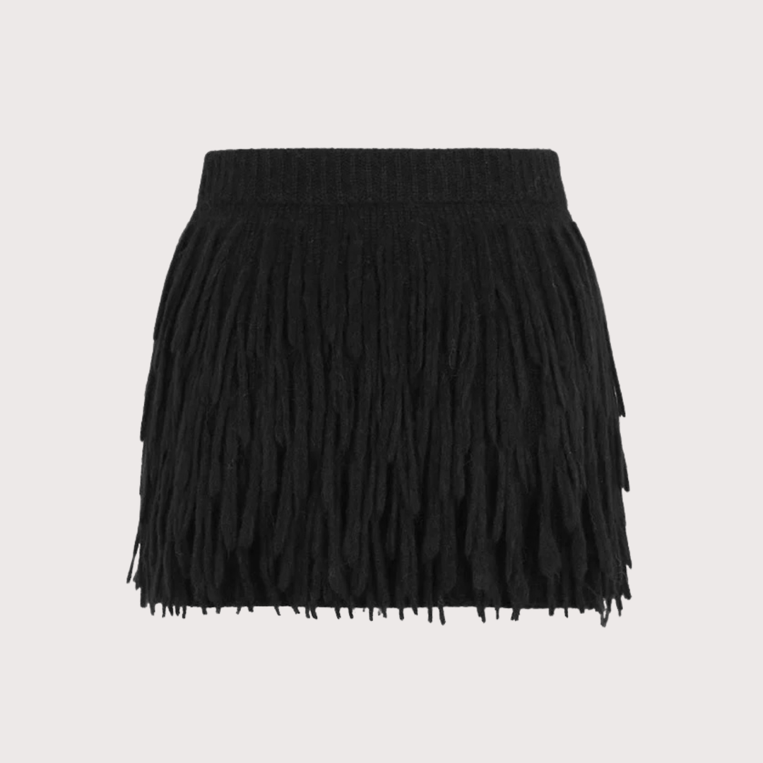Tayra Skirt - Black by The Sake Project at White Label Project