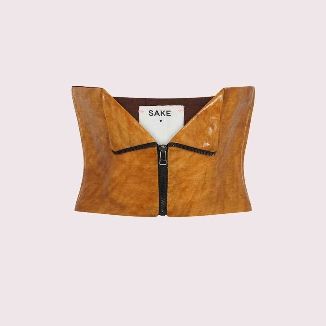 Top Ranii - Brown by The Sake Project at White Label Project