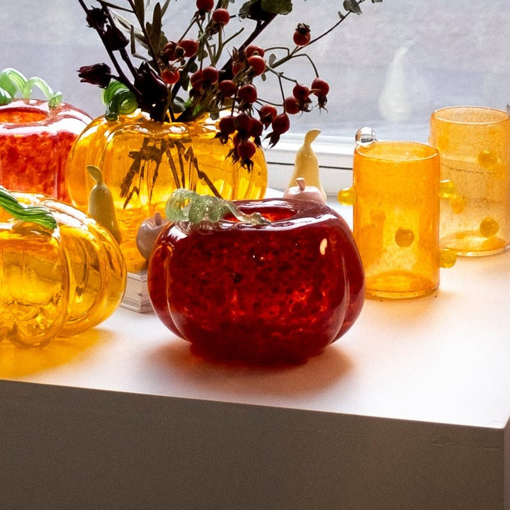 Pumpkin Vase - Orange by Yakush at White Label Project