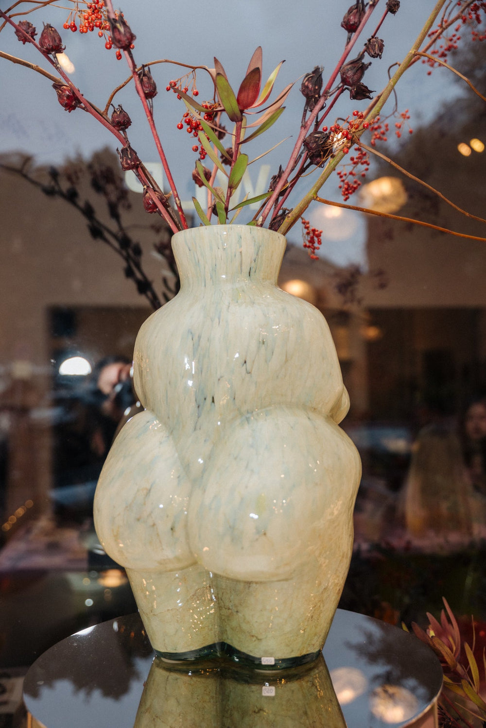 Venus Vase - Marble/Large by Yakush at White Label Project