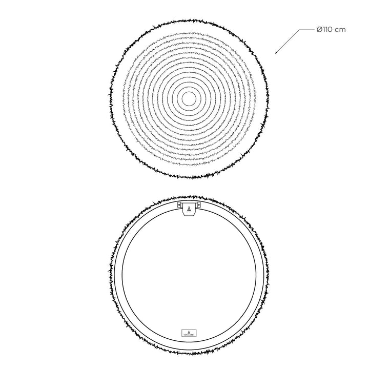 Chimalli Wall Hanger - Black by Caralarga at White Label Project
