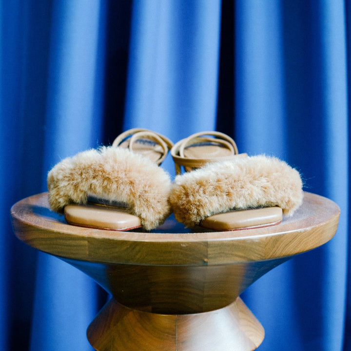 Alpaca Carpet Pumps — Camel by Cornelio Borda at White Label Project