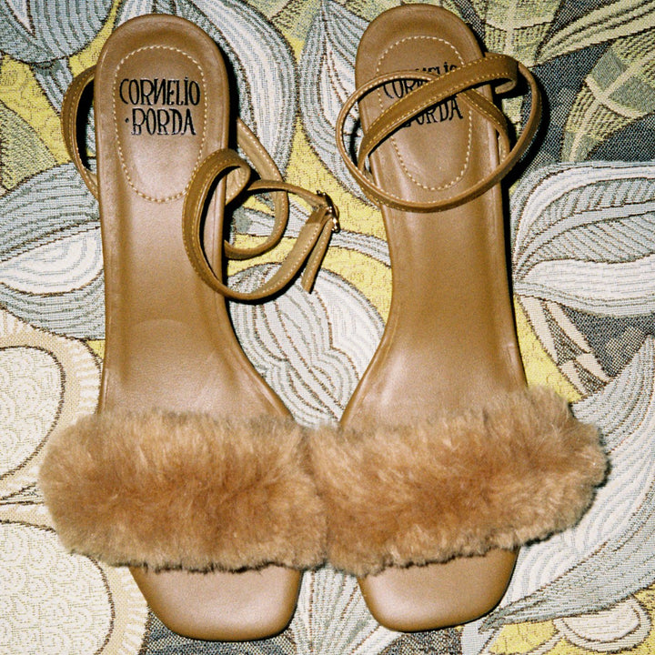 Alpaca Carpet Pumps — Camel by Cornelio Borda at White Label Project
