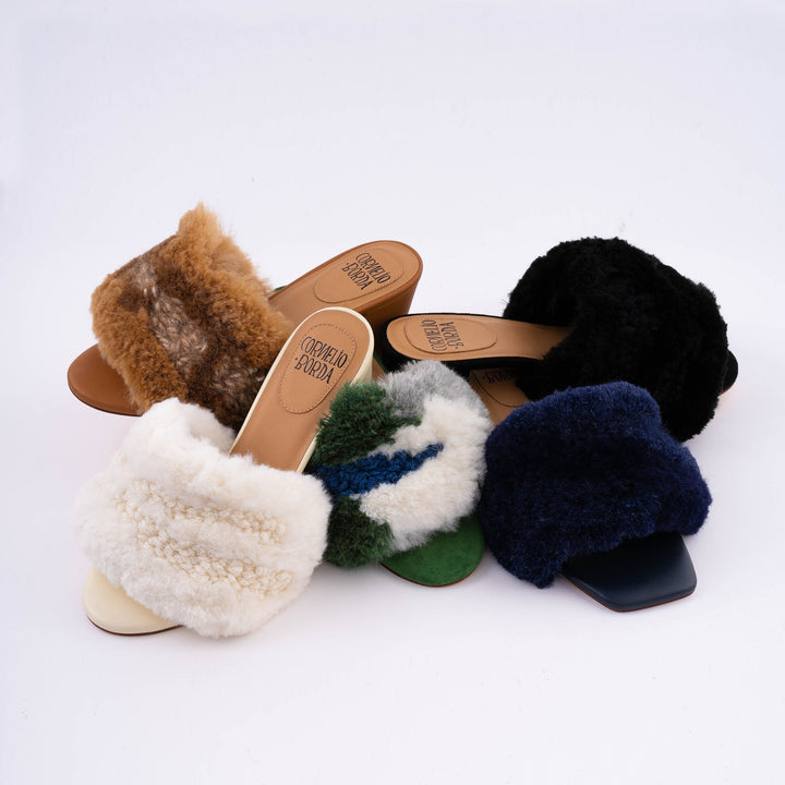 Mules — Black by Cornelio Borda at White Label Project