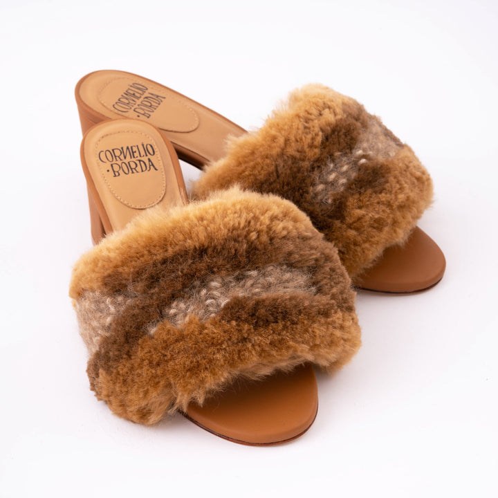 Mules — Caramel by Cornelio Borda at White Label Project