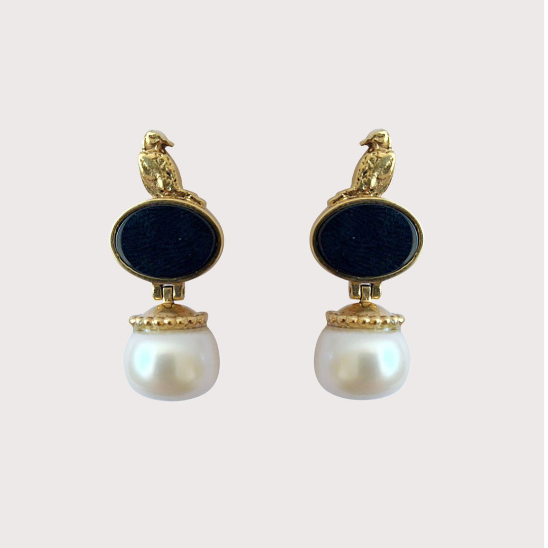 Bird Earrings — White by Gunia Project at White Label Project