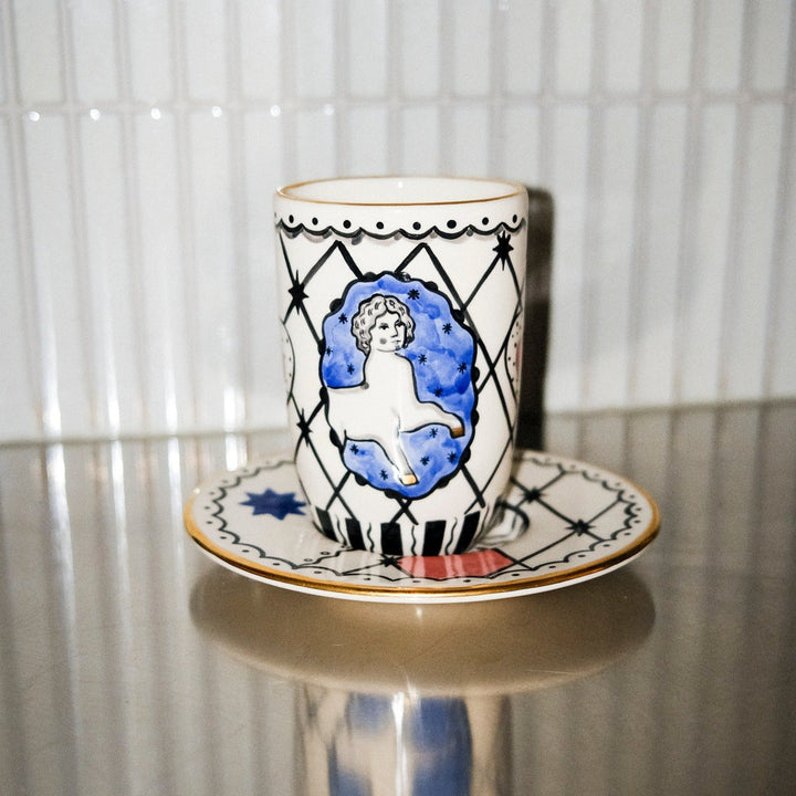 Ceramic Сup and Saucer by Gunia Project at White Label Project