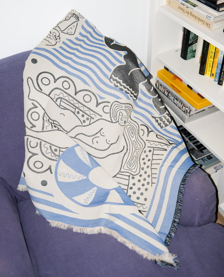Mermaids Picnic Blanket/Throw by Gunia Project at White Label Project