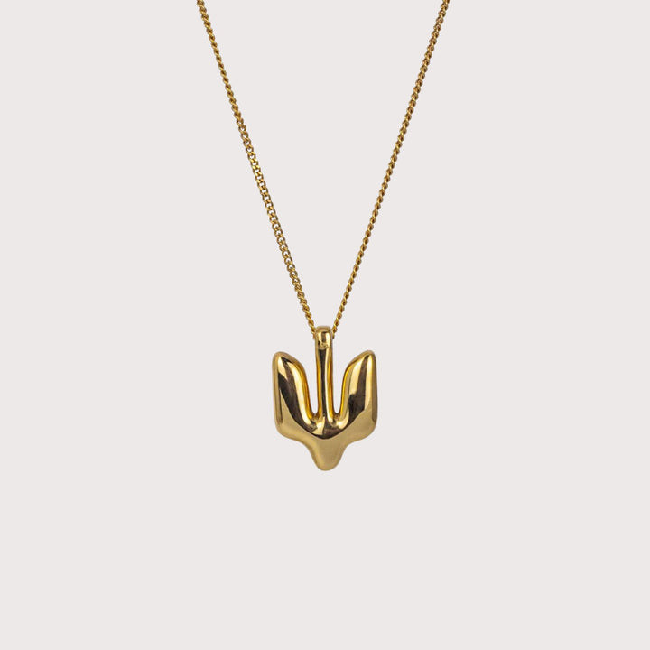 Pendant Trident Necklace by Gunia Project at White Label Project