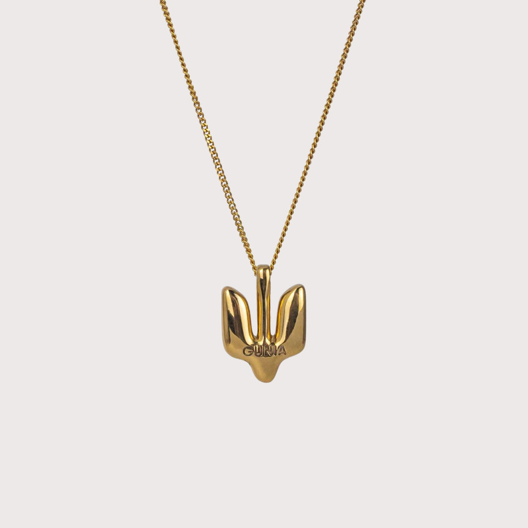 Pendant Trident Necklace by Gunia Project at White Label Project