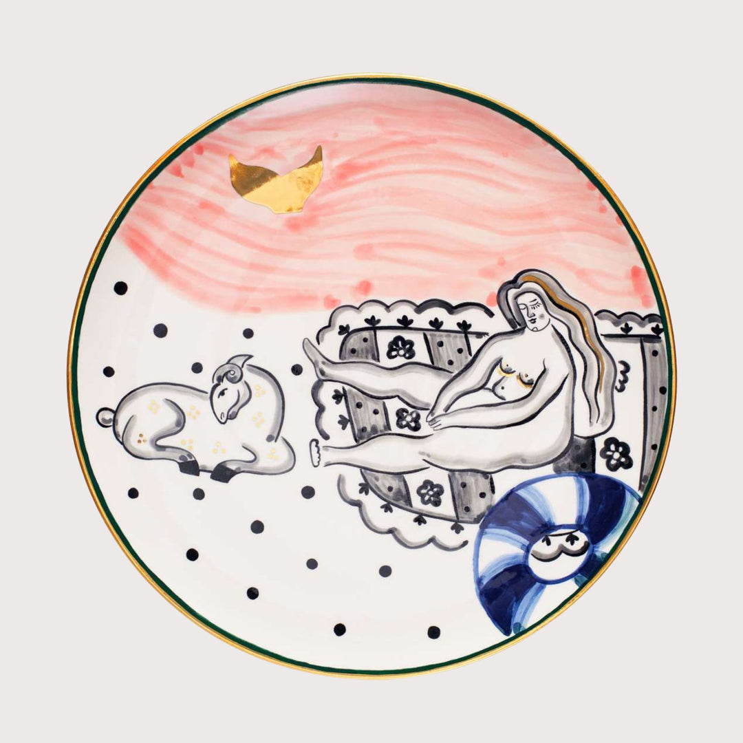 Plate — Beach Girl by Gunia Project at White Label Project