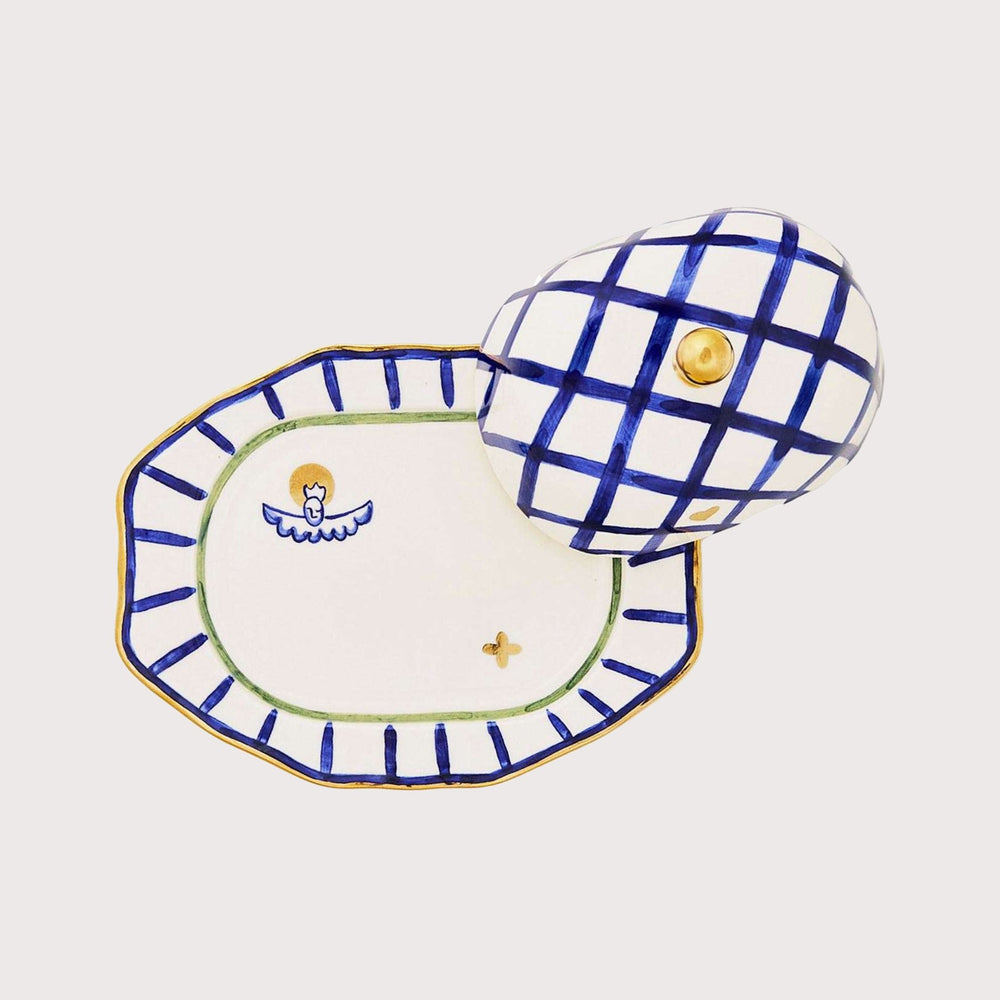 Rabbit Ceramic Butter Dish by Gunia Project at White Label Project