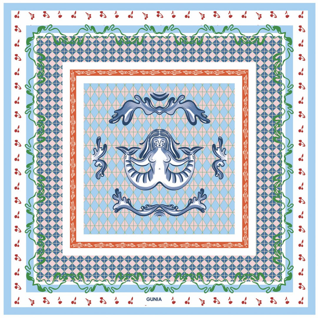 Silk Scarf — Siren by Gunia Project at White Label Project