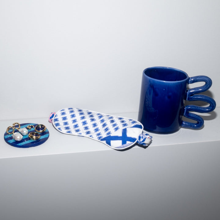 Silk Sleep Mask — Pattern II by Gunia Project at White Label Project