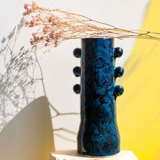 Zizou Vase - blue by IBKKI at White Label Project