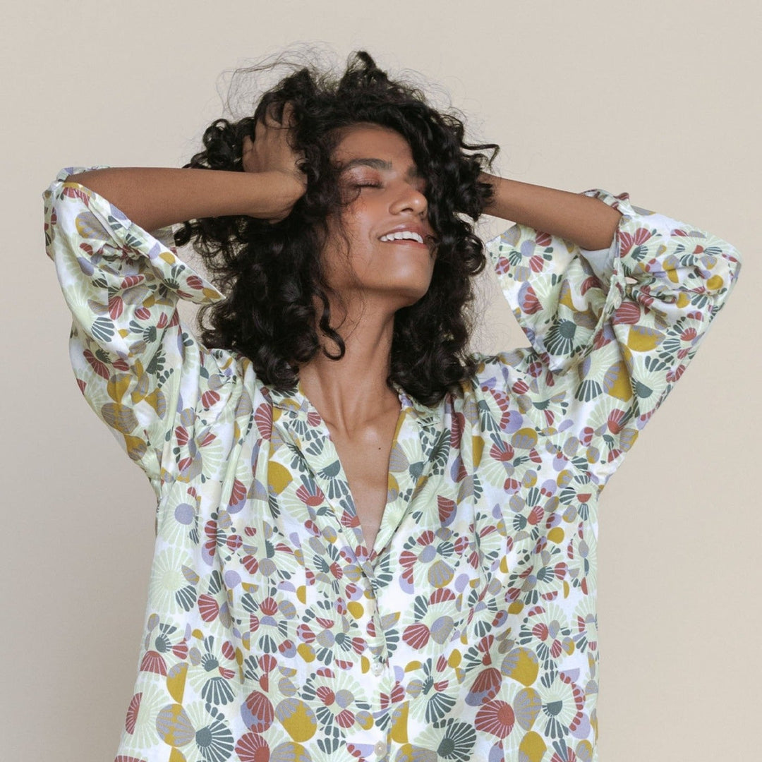 Loungewear Mosey — Long Sleeved Shirt by Lagom at White Label Project