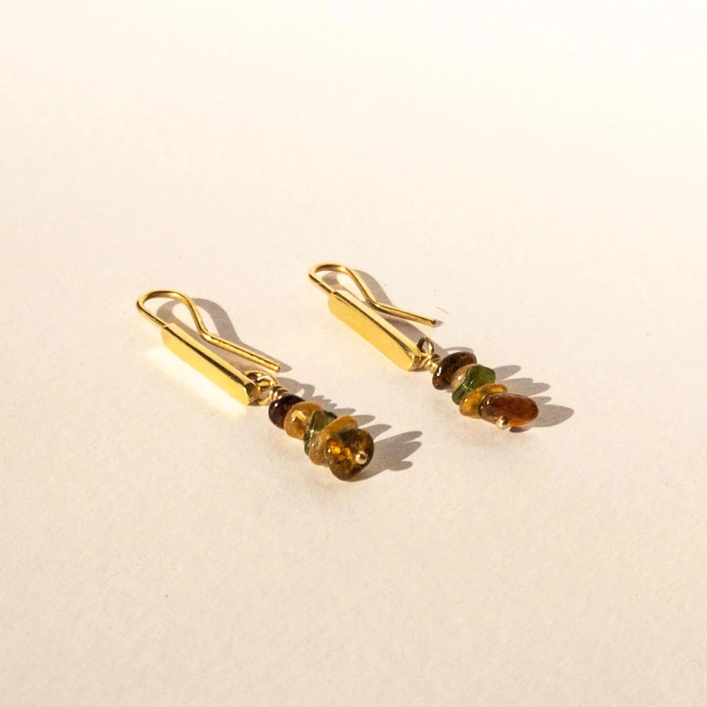 Tourmaline Earrings by Lorne at White Label Project