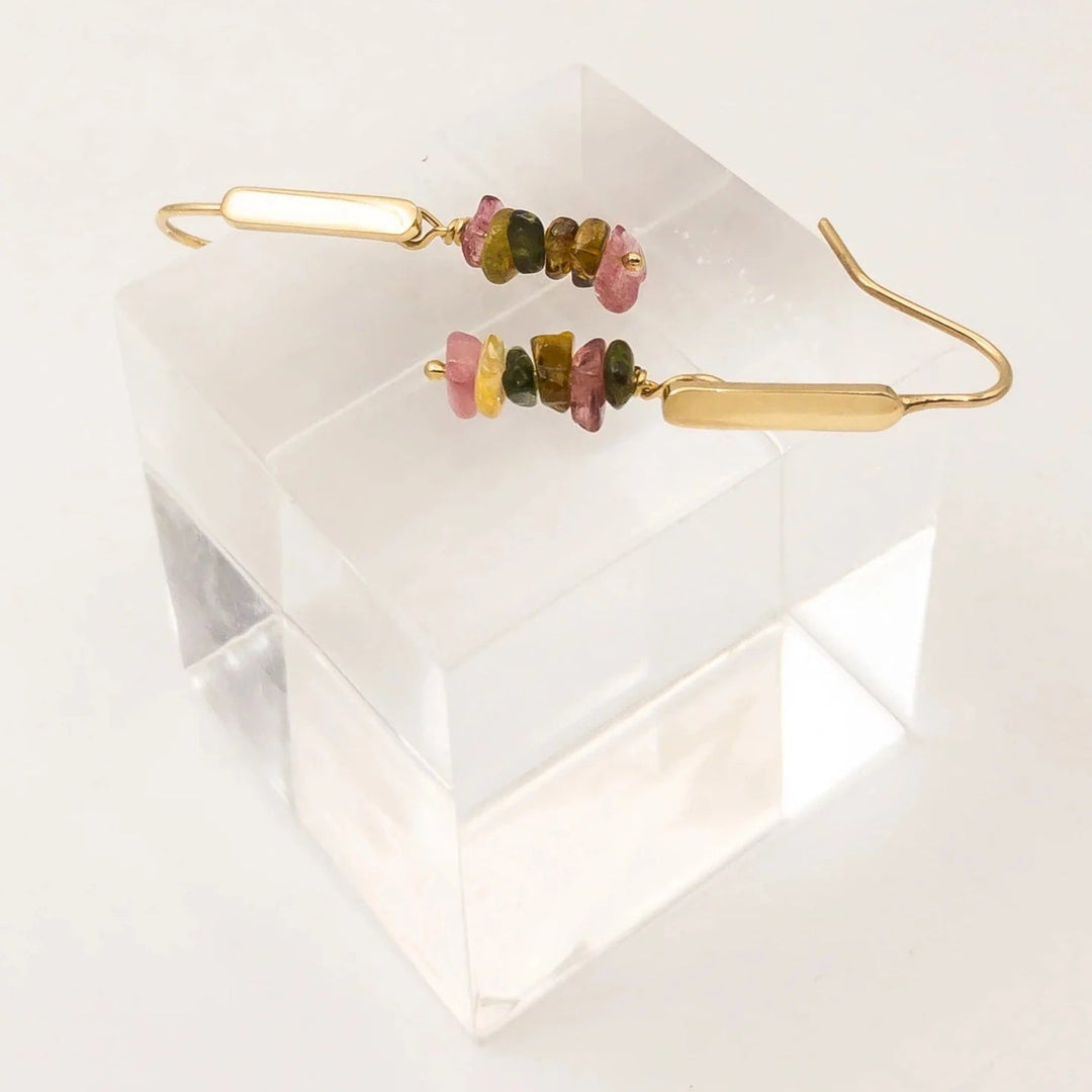 Tourmaline Earrings by Lorne at White Label Project