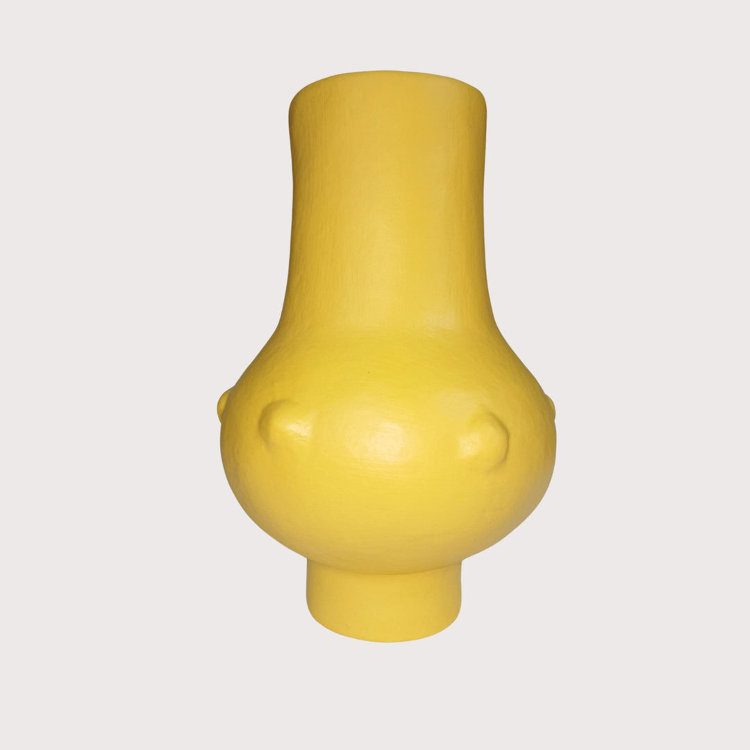 Rufina Vase - yellow by M.A at White Label Project