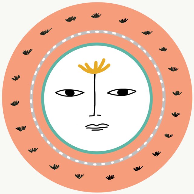 Sol Rug - apricot by M.A at White Label Project