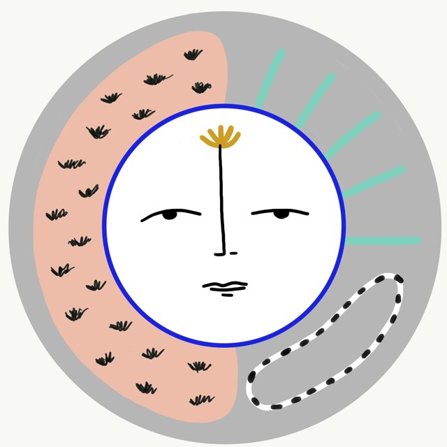 Sol Rug - grey by M.A at White Label Project