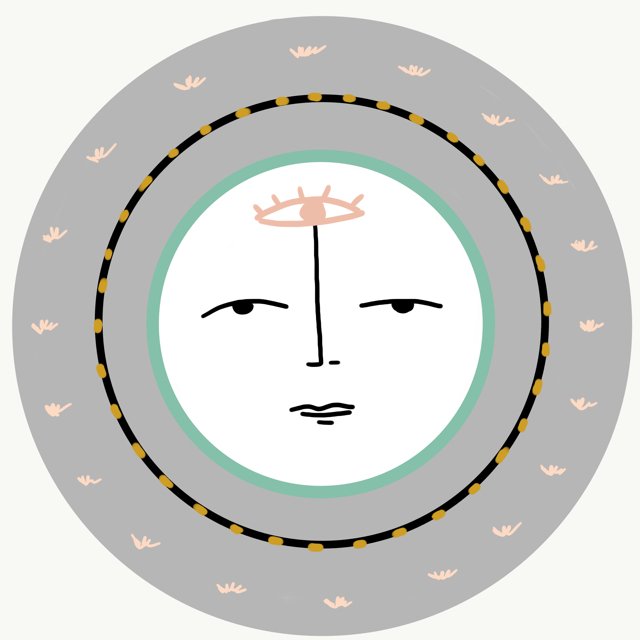 Sol Rug - grey by M.A at White Label Project