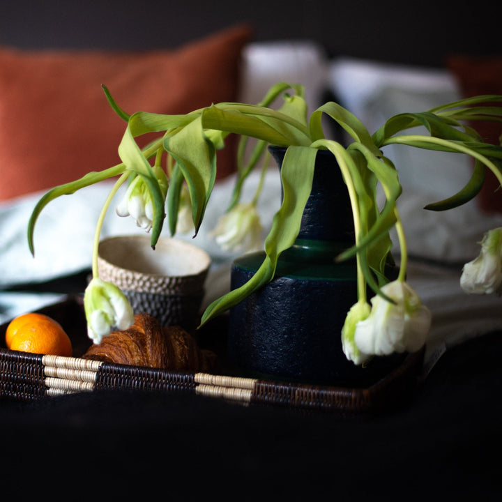 Ayata Tray - brown/natural - large by Manava at White Label Project