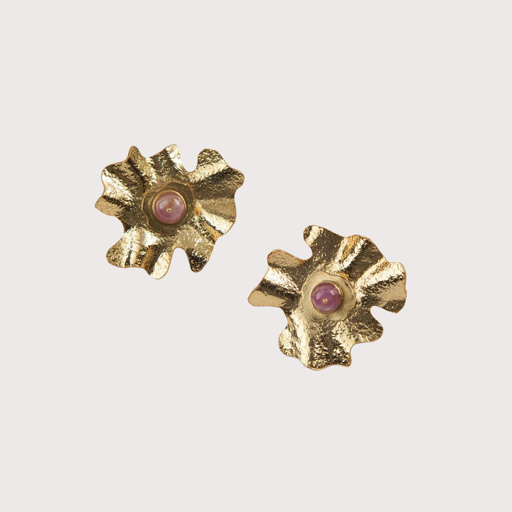 Coral Discosoma Earrings — Small by Mola Sasa at White Label Project