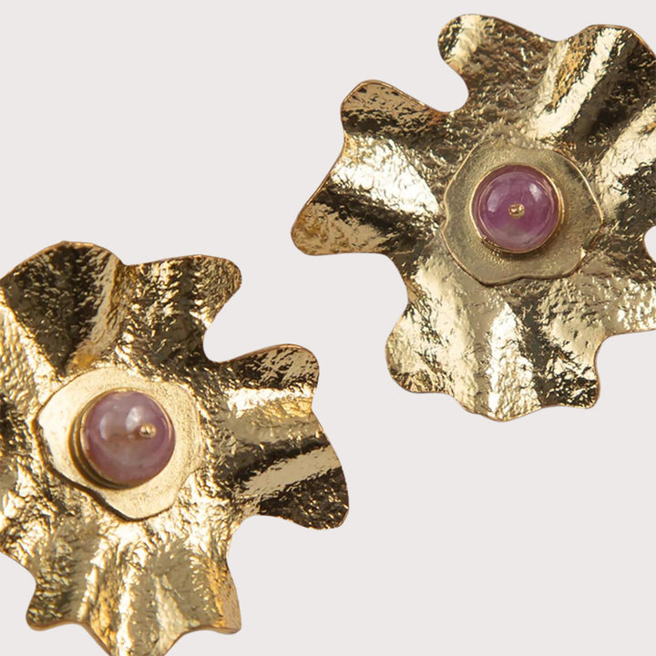 Coral Discosoma Earrings — Small by Mola Sasa at White Label Project