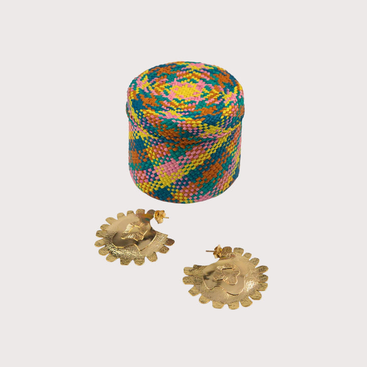 Coral Zoanthid Earrings — Large by Mola Sasa at White Label Project