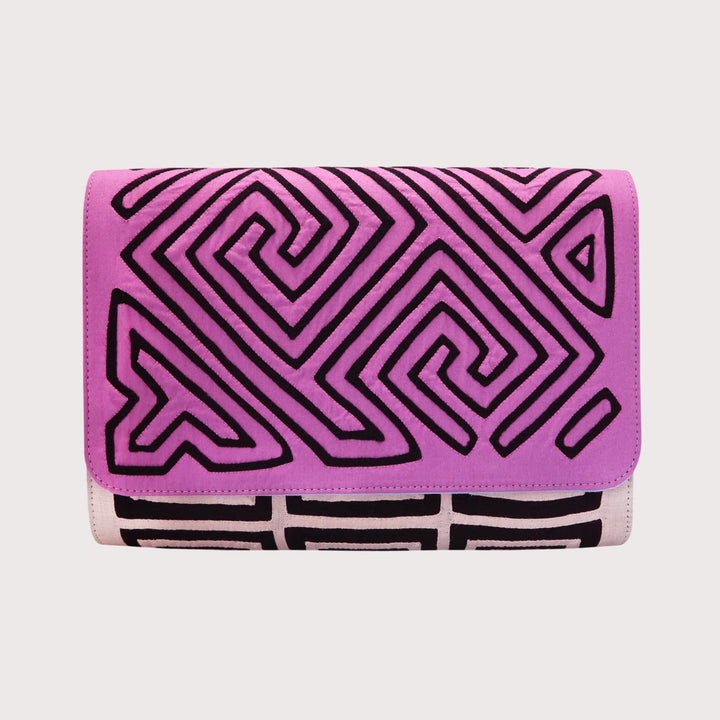 Maisi Kuna Clutch by Mola Sasa at White Label Project