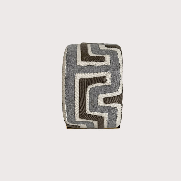 Sendero Navy Bangle Wide Grey by Mola Sasa at White Label Project