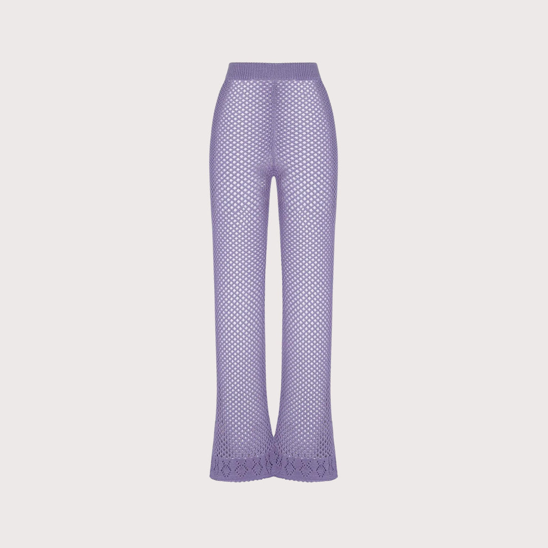 Net Pants Lavender by Mozhdeh Matin at White Label Project