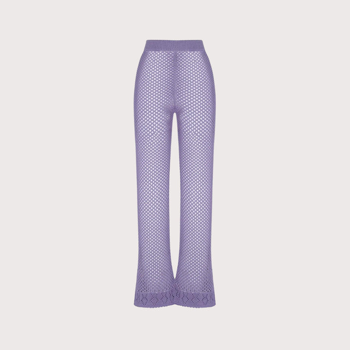 Net Pants Lavender by Mozhdeh Matin at White Label Project