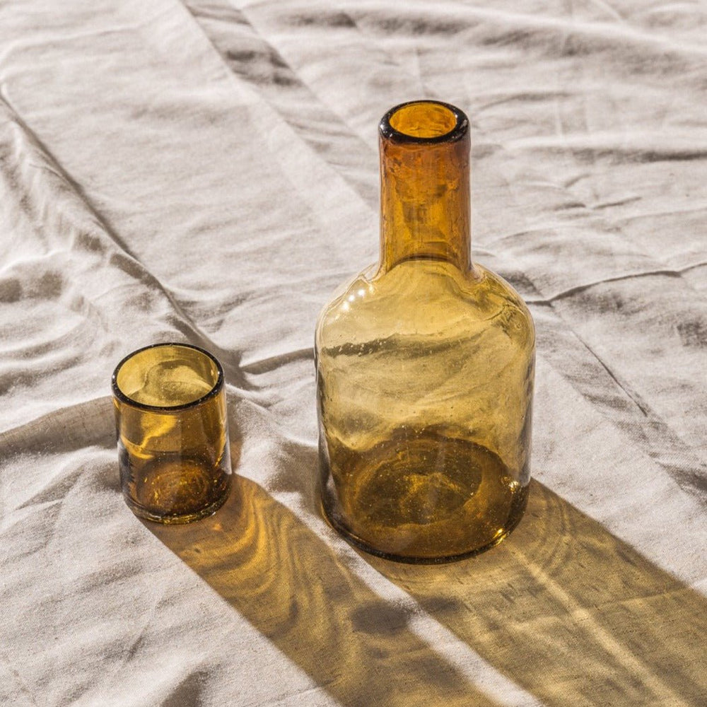 Bedside Carafe + glass by Nada Duele at White Label Project