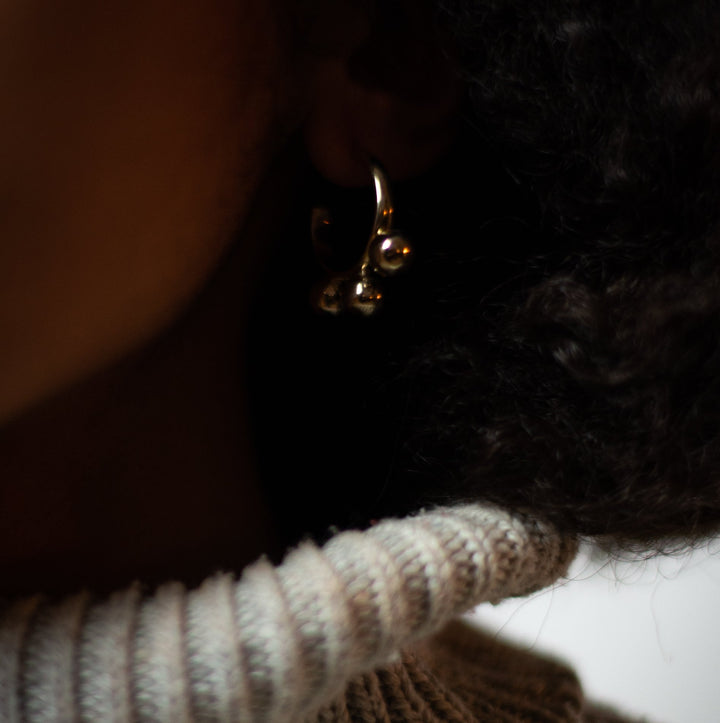 Samba Hoop Earrings by Pichulik at White Label Project