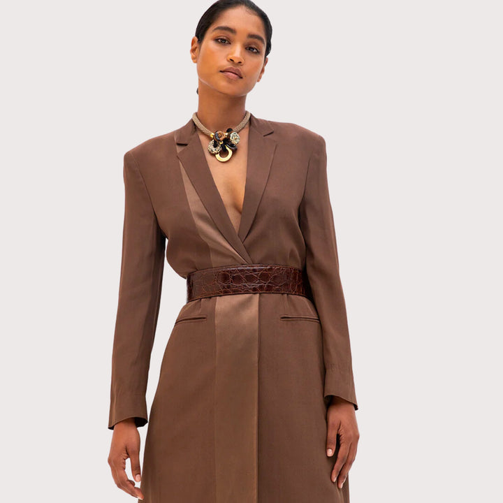 Satya Necklace - beige by Pichulik at White Label Project
