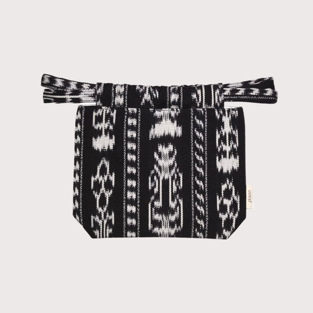 Ikat bag - black by Pixan at White Label Project